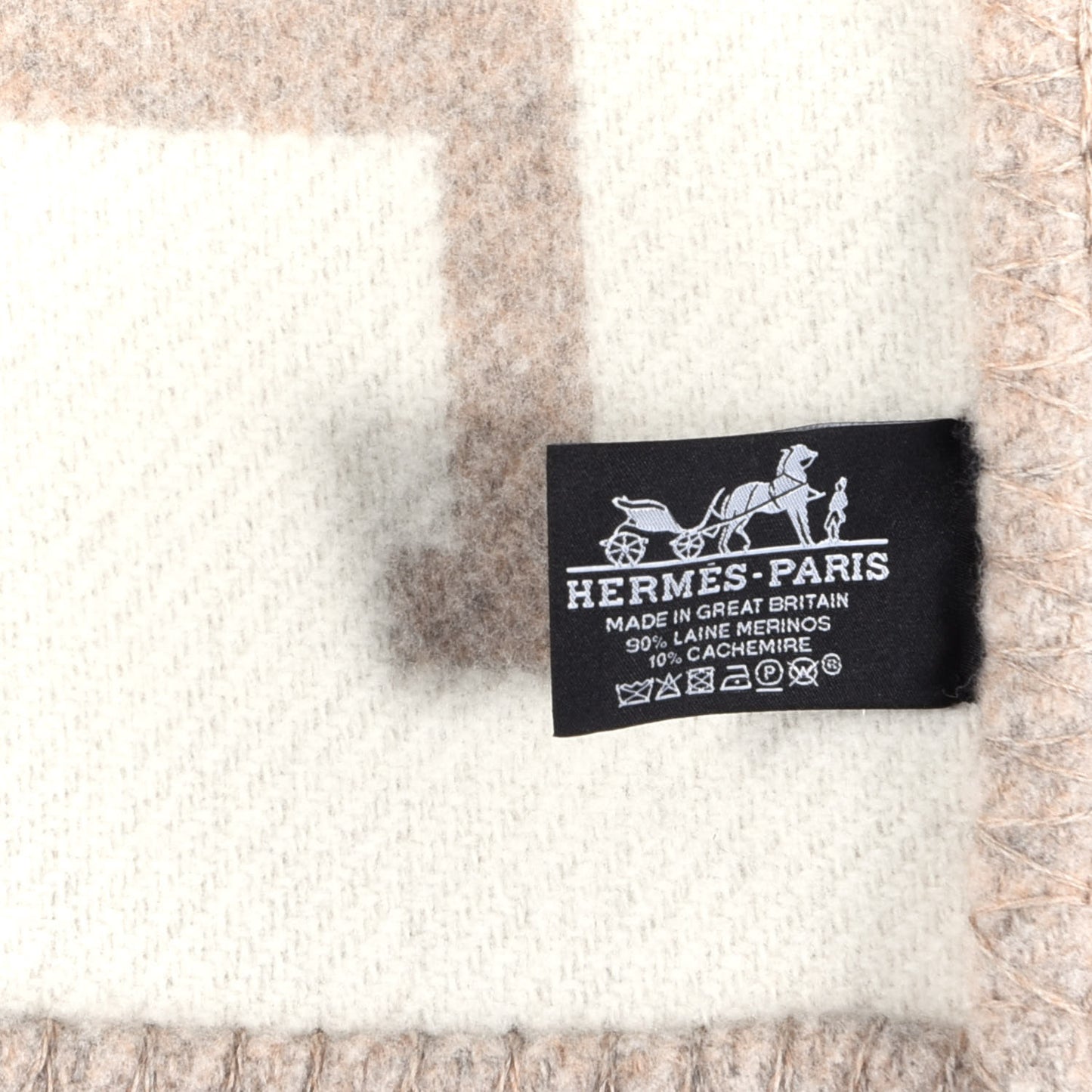 Wool Cashmere Avalon III Blanket Coco Camomille