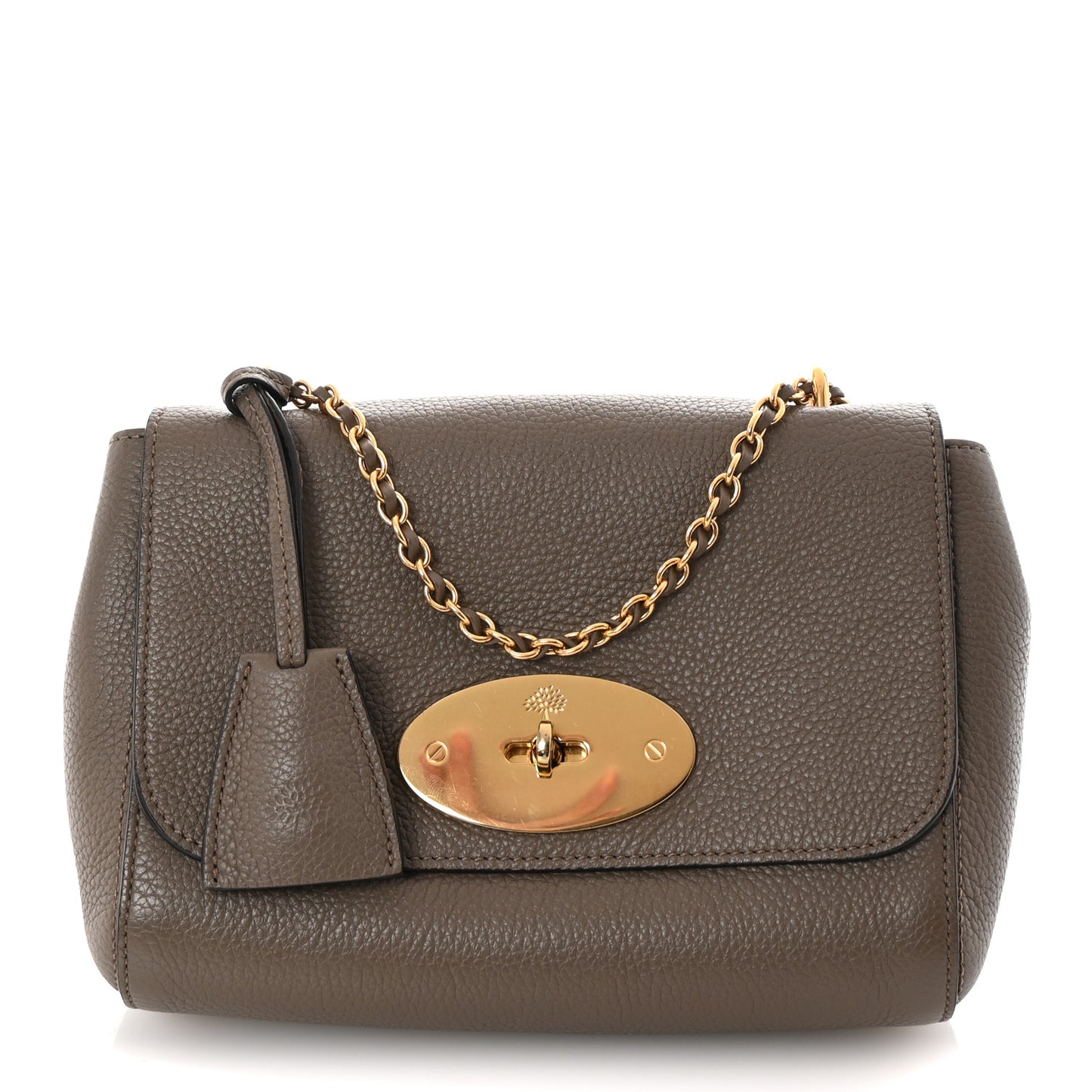 Classic Calfskin Small Lily Flap Clay