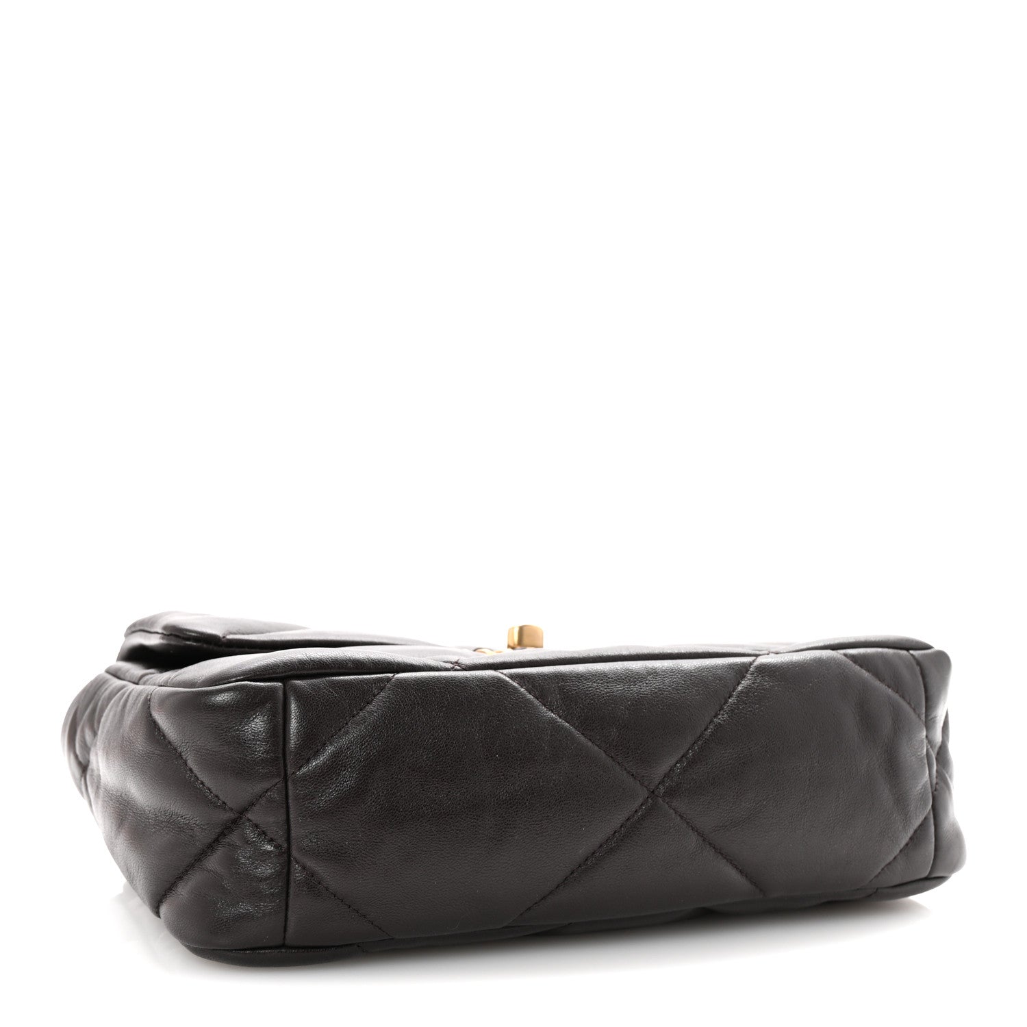 Chanel Lambskin Quilted Medium Chanel 19 Flap Dark Brown 4 of 10