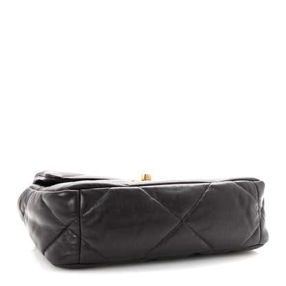 Chanel Lambskin Quilted Medium Chanel 19 Flap Dark Brown 4 of 10