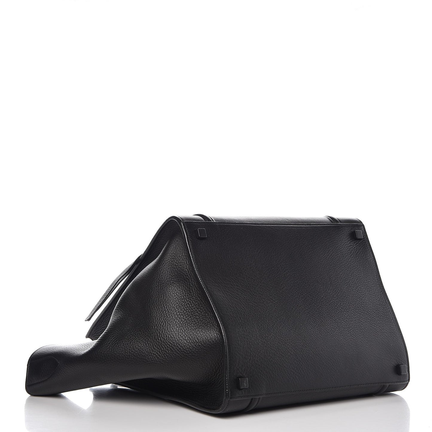 Supple Calfskin Medium Phantom Luggage Black