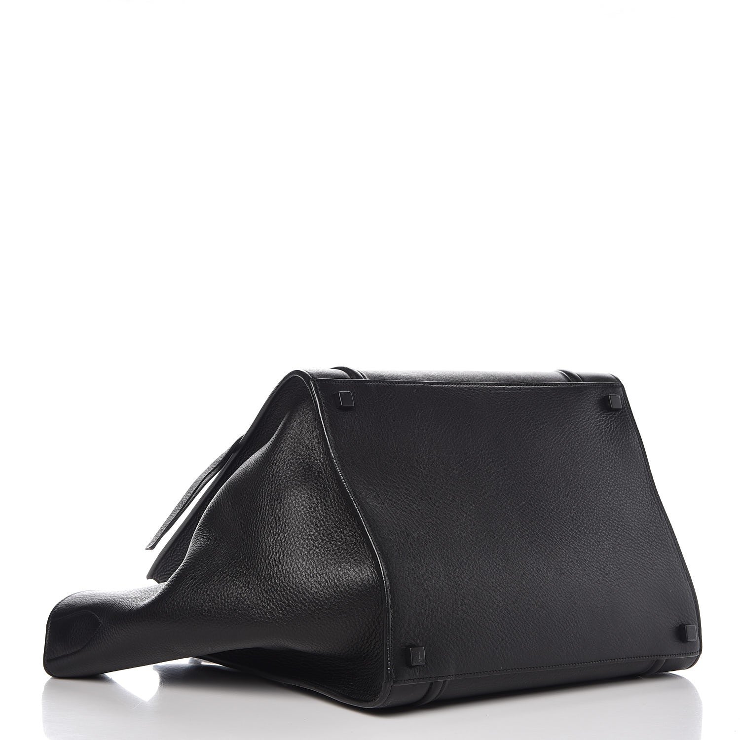 Celine Supple Calfskin Medium Phantom Luggage Black 4 of 9