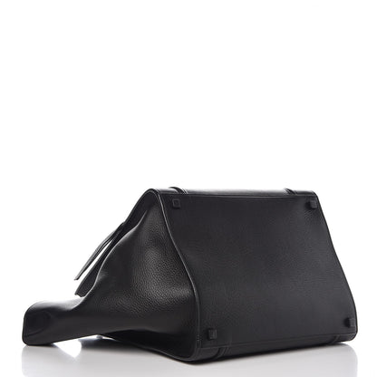 Celine Supple Calfskin Medium Phantom Luggage Black 4 of 9