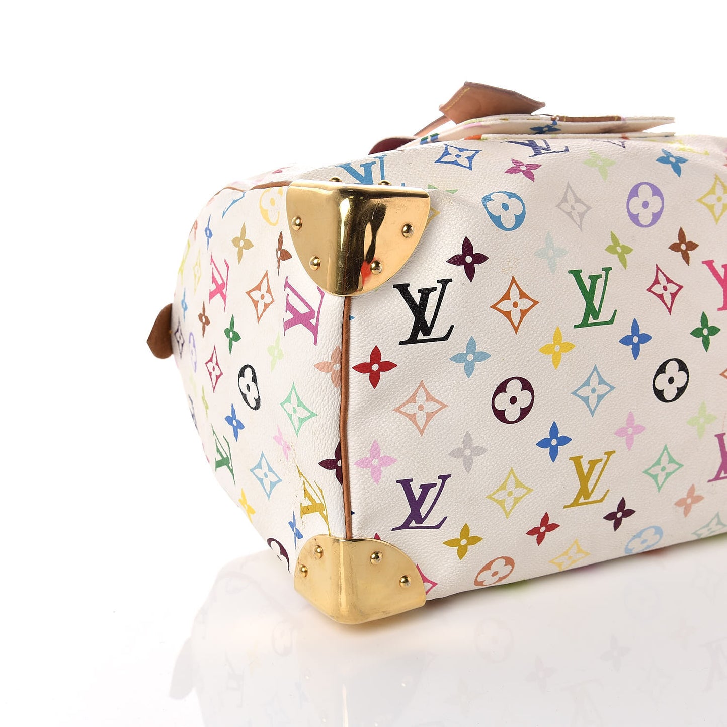 Monogram Multicolor Speedy 30 White