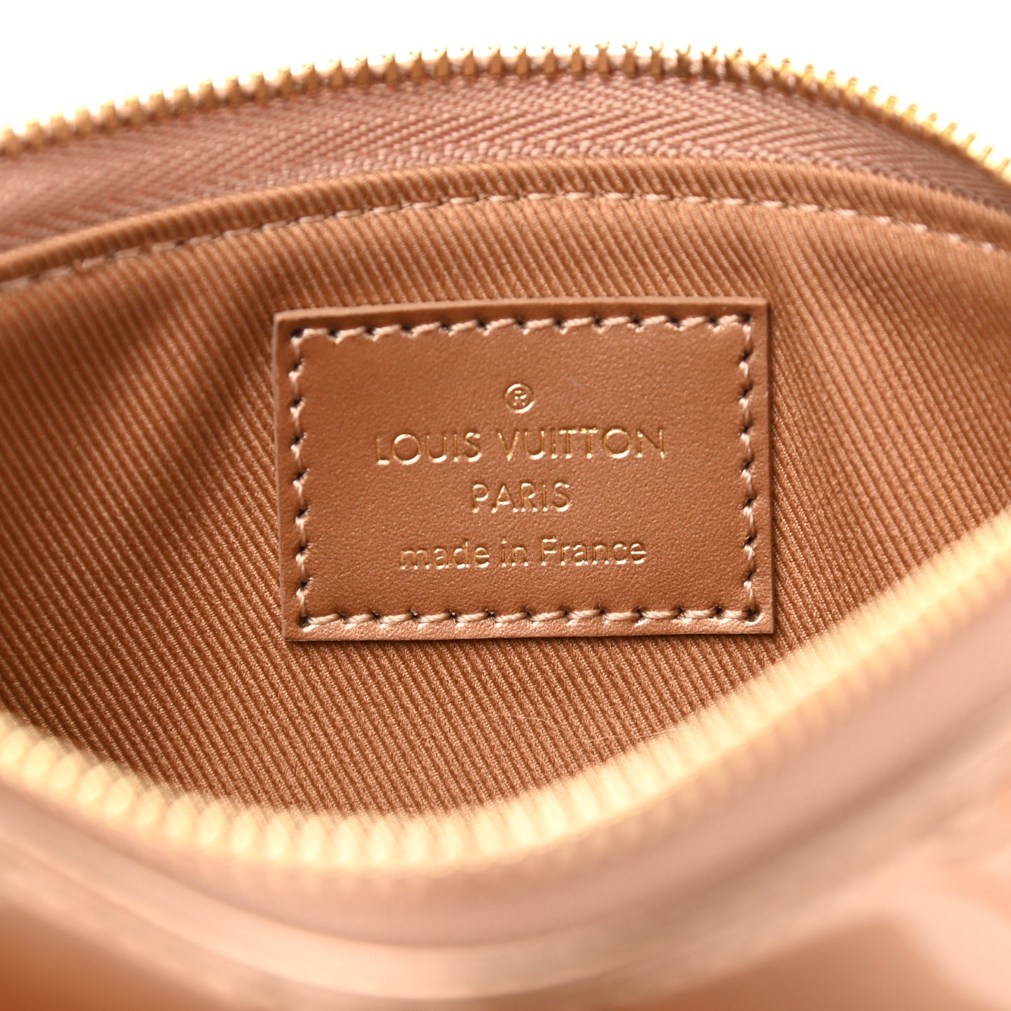 Metallic Vernis Mini Pochette Accessories Rose Gold