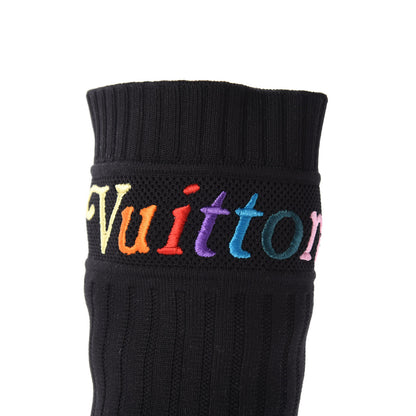 Louis Vuitton Stretch Fabric New Wave Silhouette Ankle Boots 38 Black 6 of 7