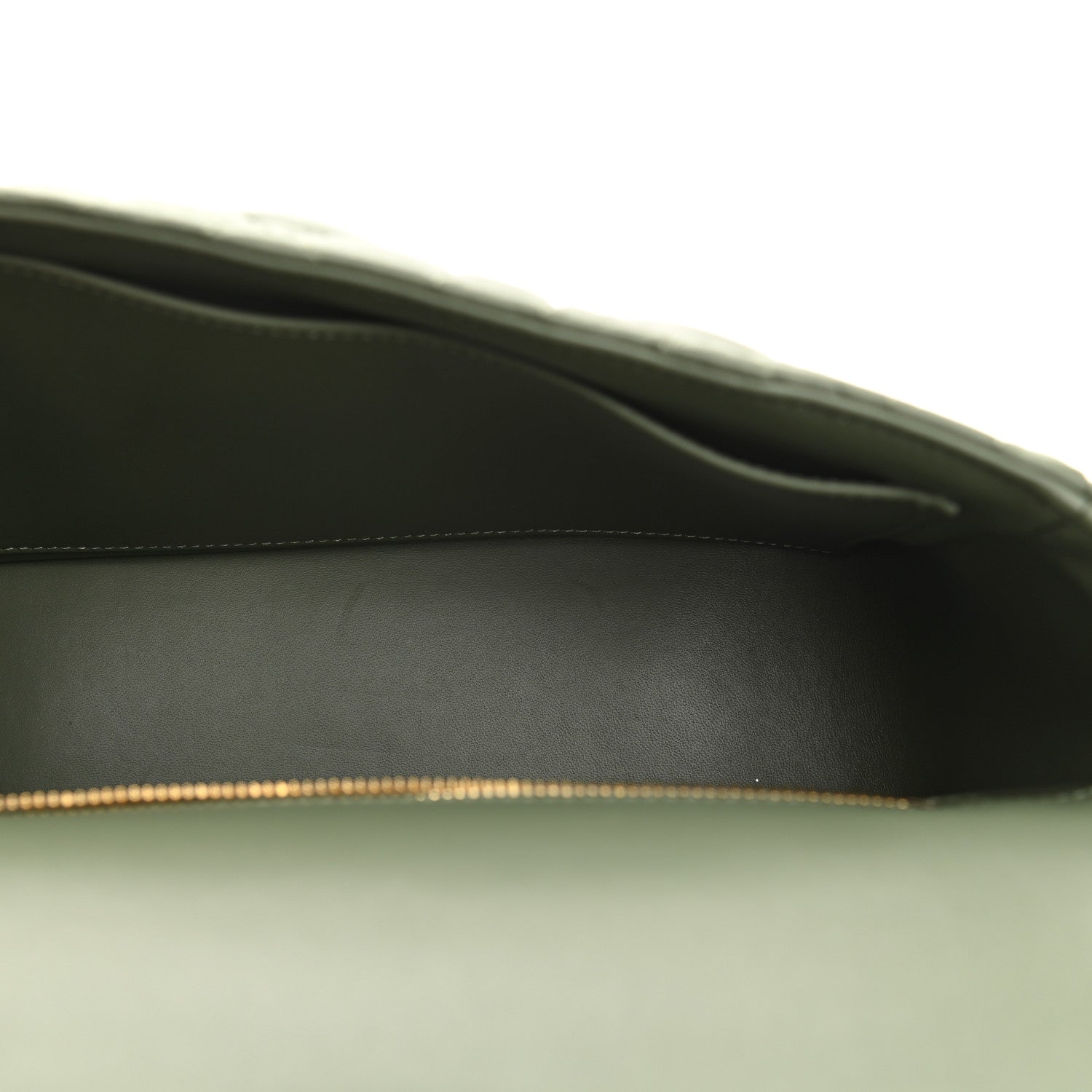 Christian Dior Lambskin Cannage Caro Bag Cedar Green 4 of 9