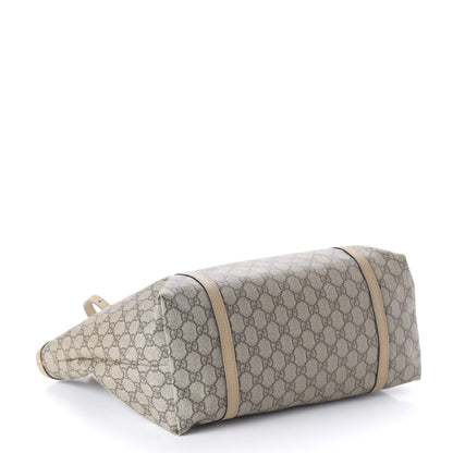 Gucci GG Supreme Monogram Medium Nice Tote Beige 4 of 13