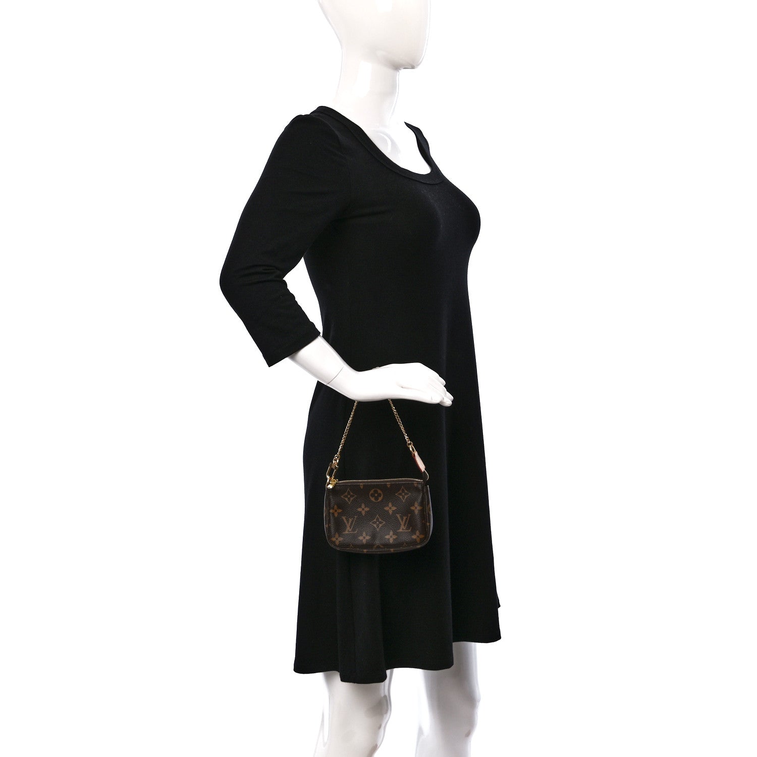 Louis Vuitton Monogram Mini Pochette Accessories 2 of 10