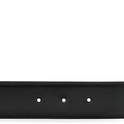 Hermes Box Togo 38mm Constance H Belt 80 32 Black Etain 3 of 7
