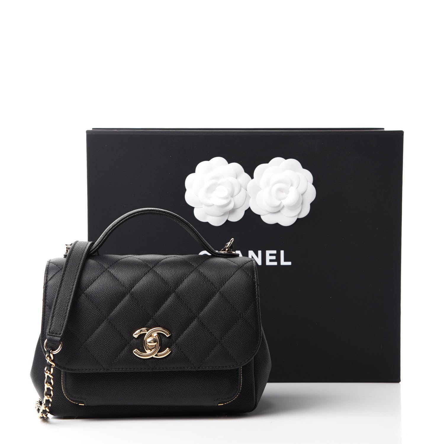 Chanel Caviar Quilted Small Business Affinity Flap Black 11 of 11
