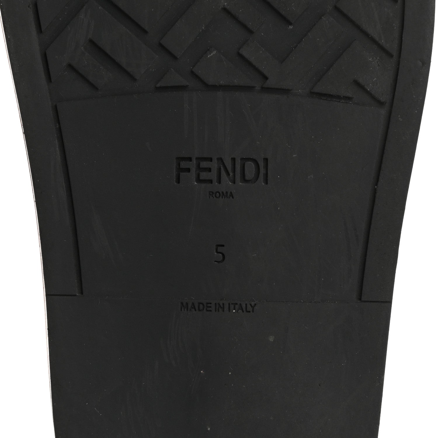 Fendi Fabric Jacquard Nappa FF Mens Fendi Feel Buckled Slide Sandals 5 Tobacco Black Miele Scuro 8 of 10