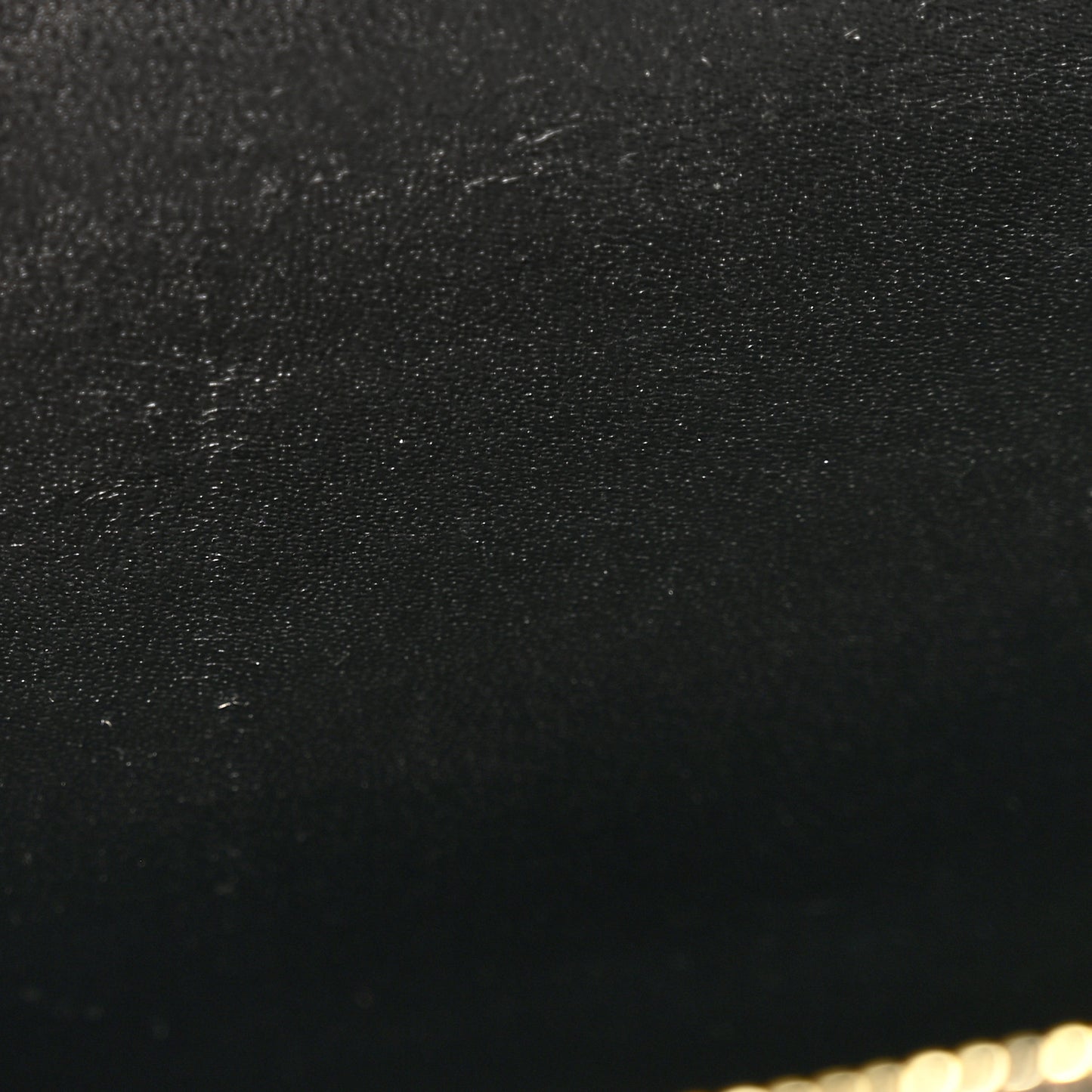 Grain De Poudre Matelasse Chevron Monogram Compact Zip Around Wallet Black