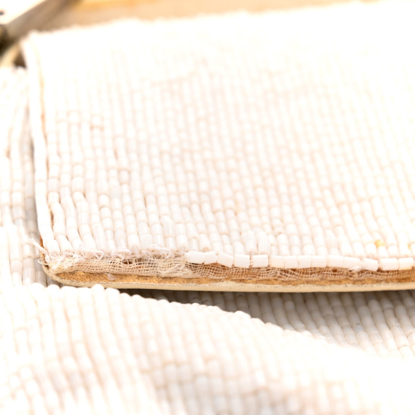 Beaded Baguette White