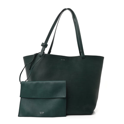 The Row Polished Saddle Calfskin Park Tote Three Cyprus 3 of 12