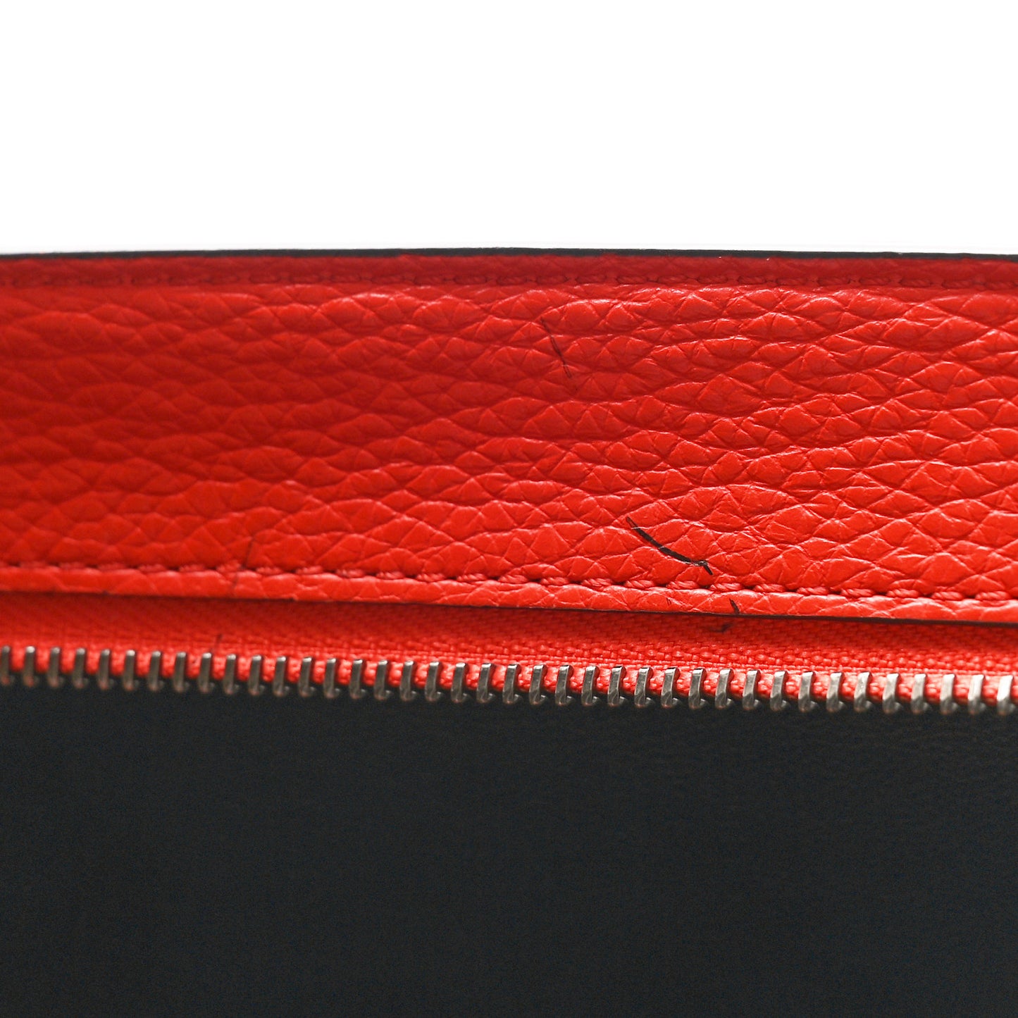 Drummed Calfskin Medium Trapeze Orange