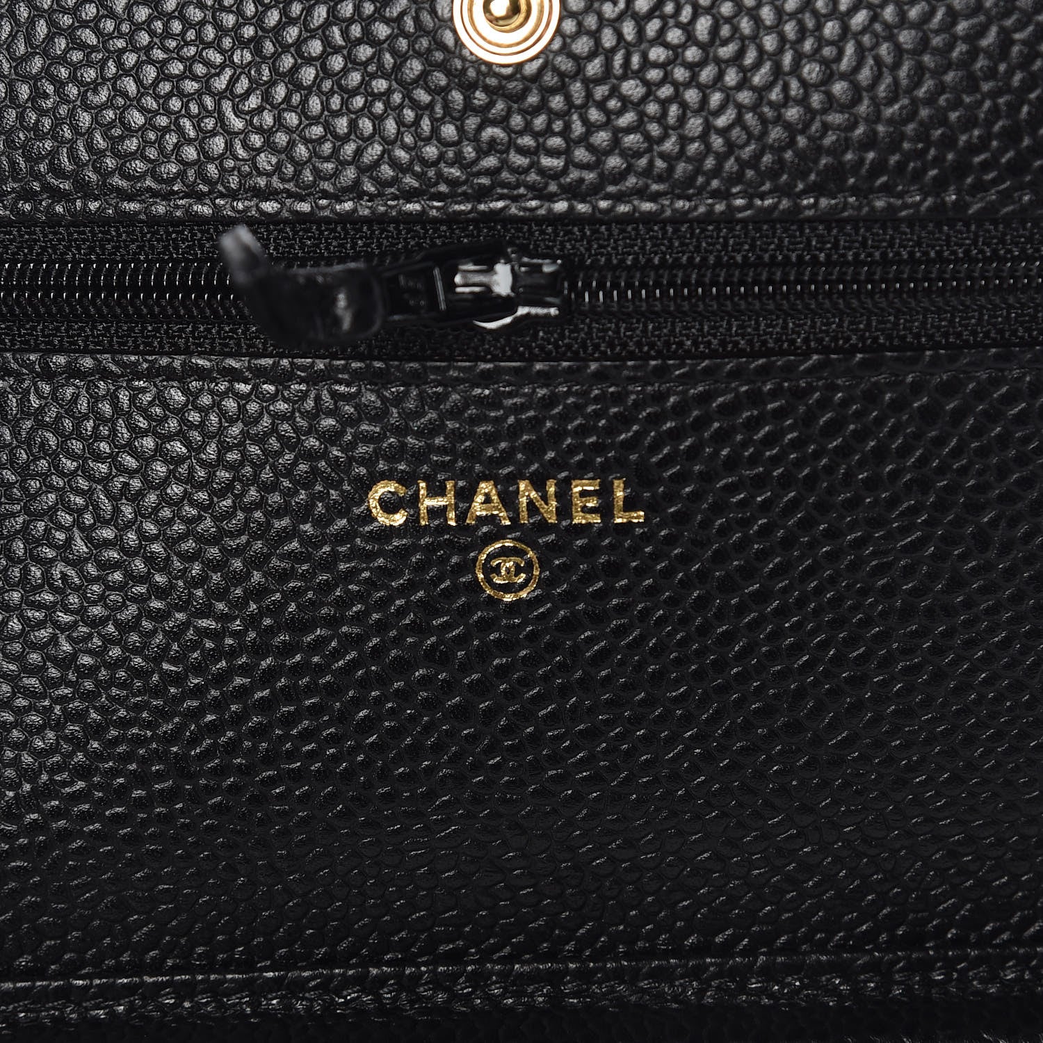 Chanel Caviar Quilted Wallet On Chain WOC Black 6 of 11