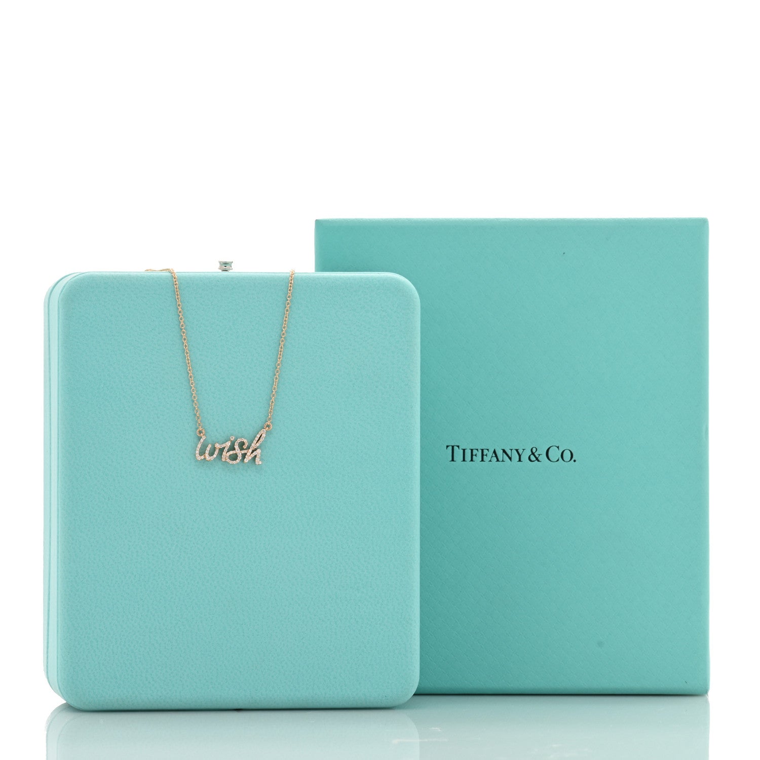 Tiffany 18K Rose Gold Diamond Paloma's Graffiti Wish Pendant Necklace 4 of 4