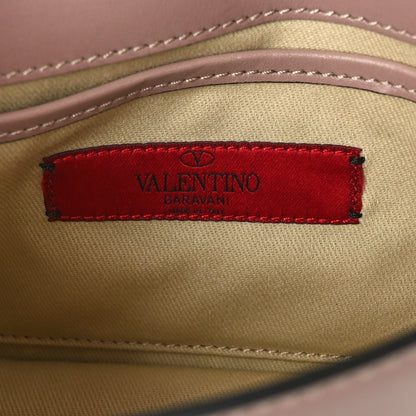 Valentino Garavani Vitello Rockstud Shoulder Flap Bag Poudre 6 of 8