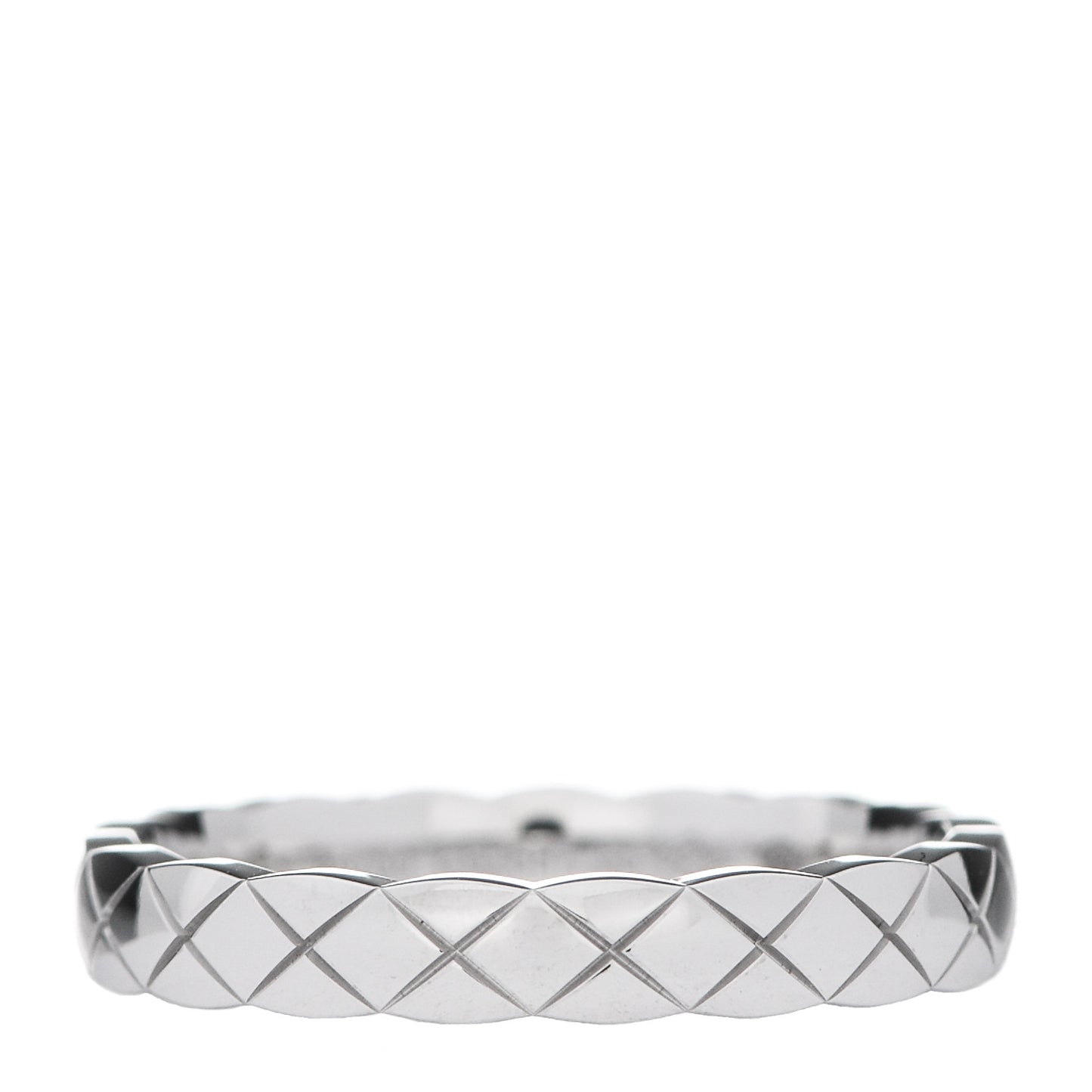 18K White Gold Mini Coco Crush Ring 55 7.25