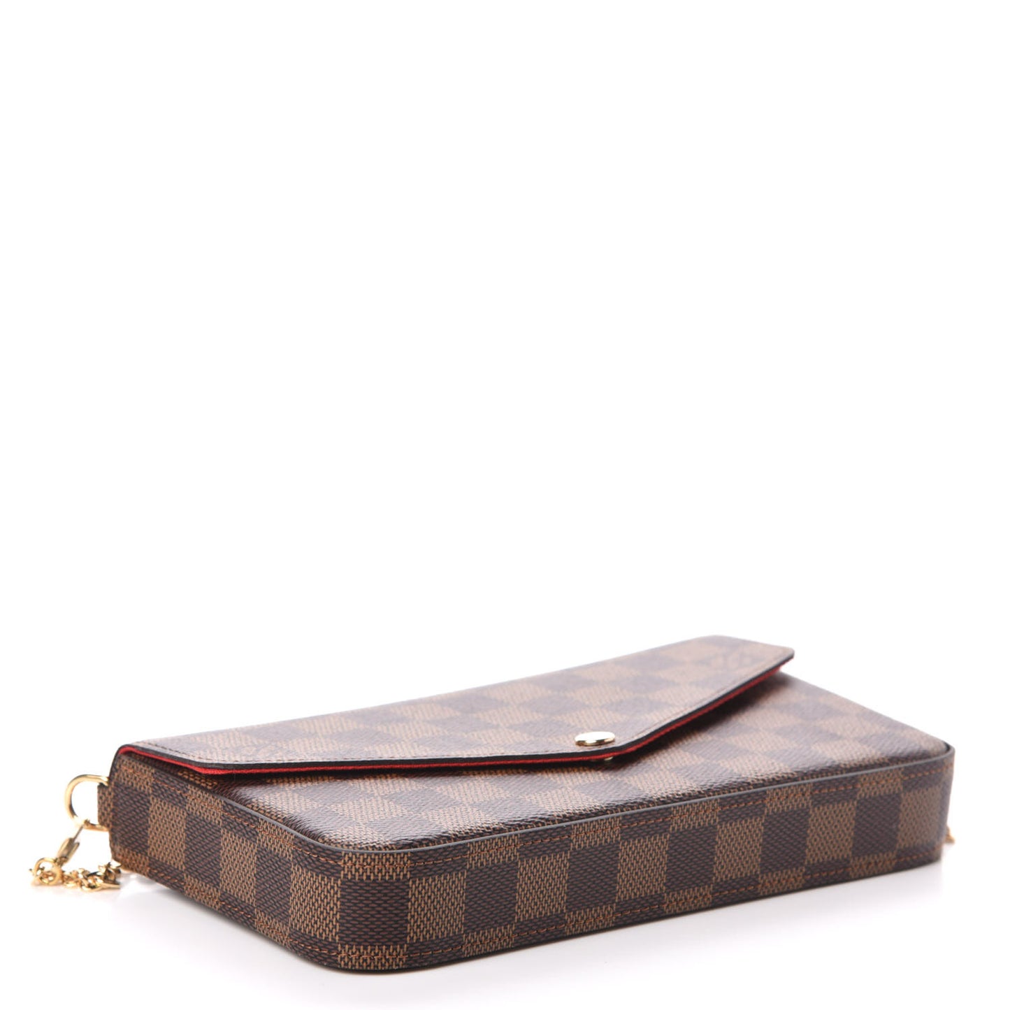 Damier Ebene Pochette Felicie Chain Wallet