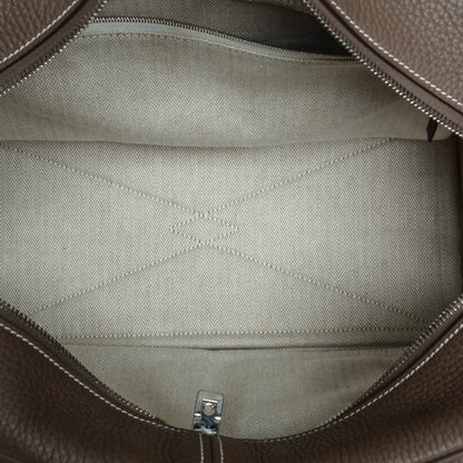 Hermes Taurillon Clemence Victoria II 35 Etoupe 5 of 6