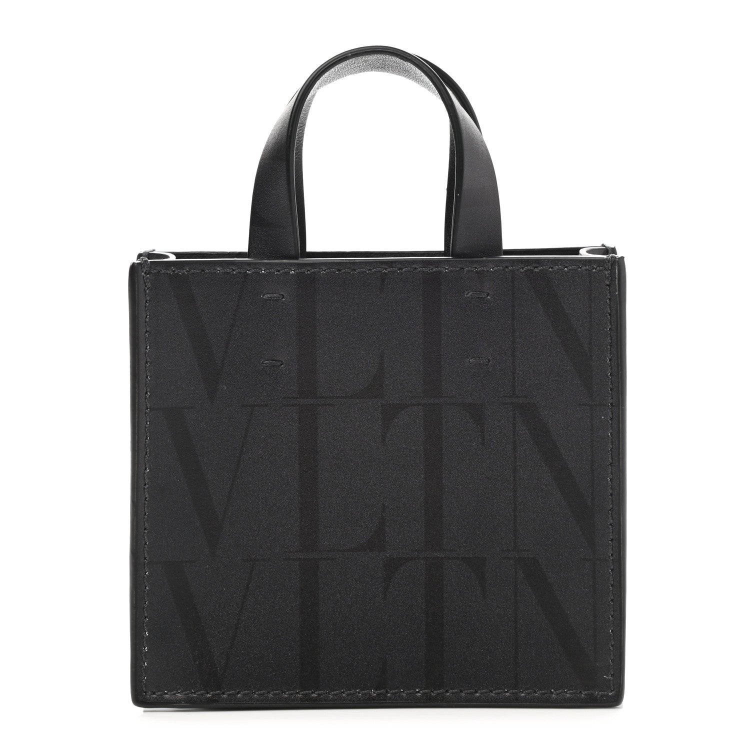 Valentino Garavani Calfskin VLTN Phone Bag Black 1 of 9