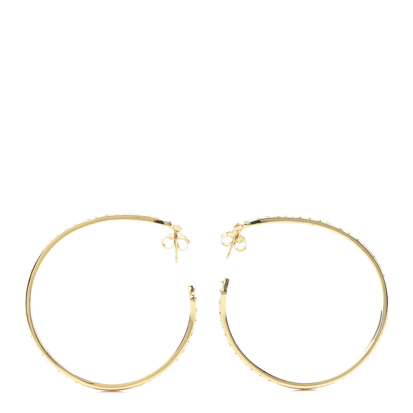 Nanogram Sweet Dreams Hoop Earrings GM Gold