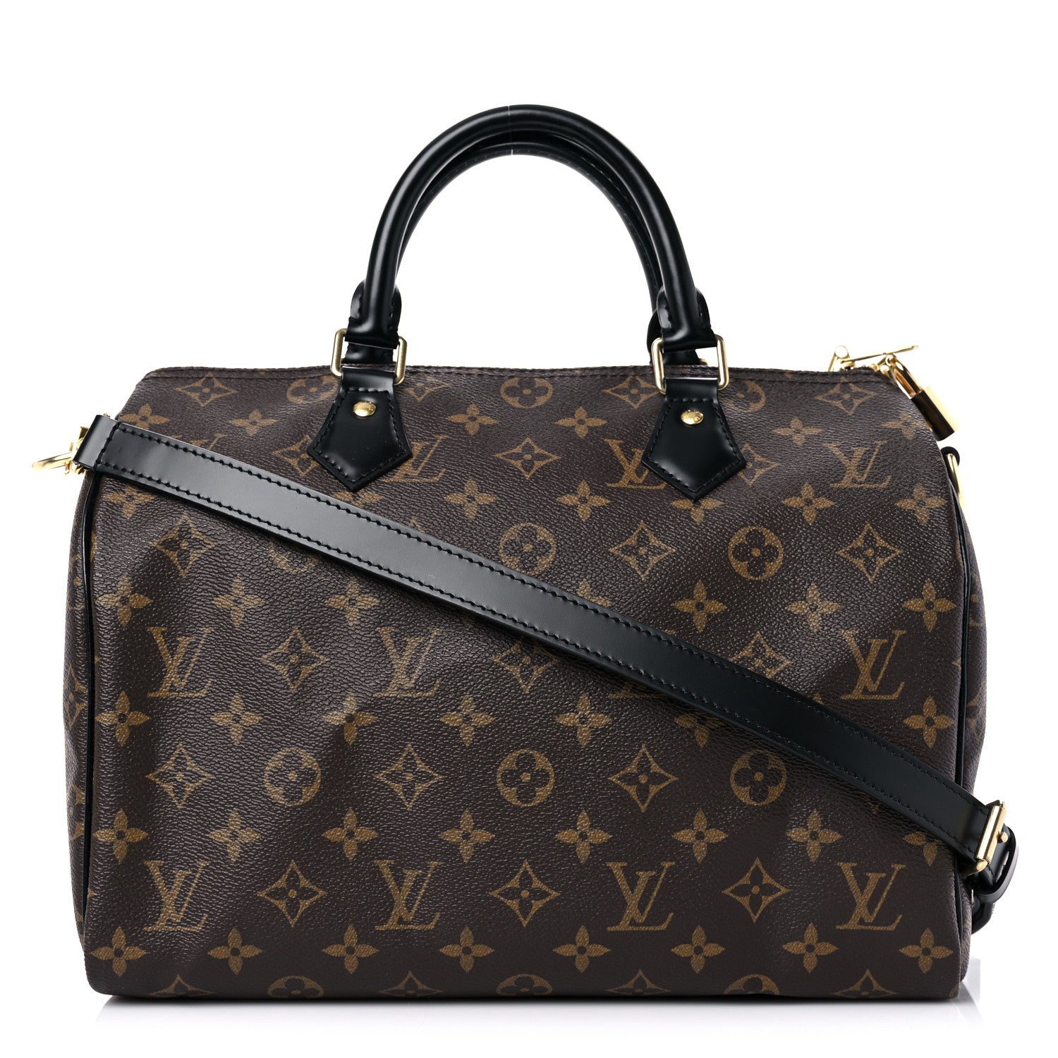 Louis Vuitton Monogram My World Tour Speedy Bandouliere 30 Black 1 of 13