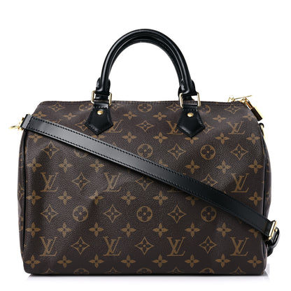Louis Vuitton Monogram My World Tour Speedy Bandouliere 30 Black 1 of 13