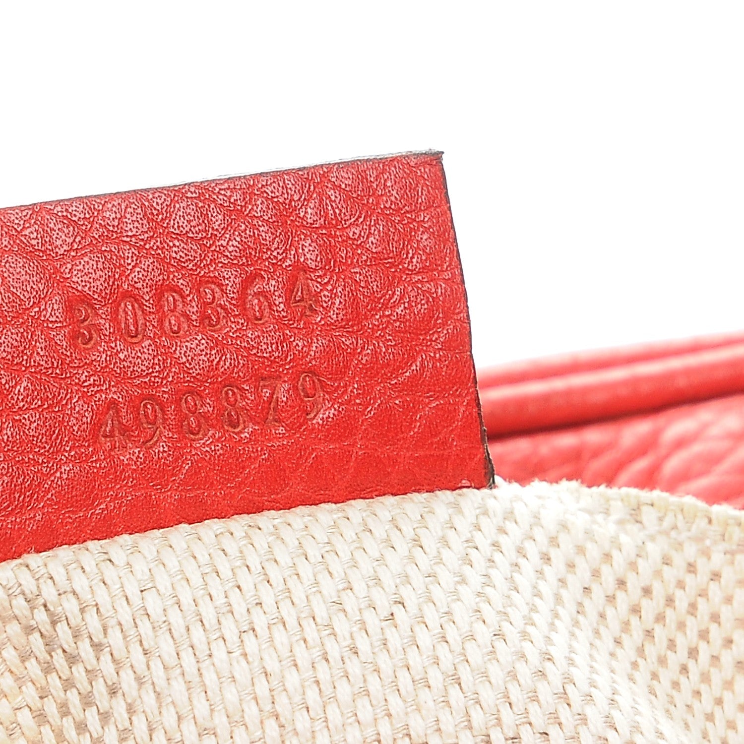 Gucci Pebbled Calfskin Small Soho Disco Bag Tabasco Red 7 of 15