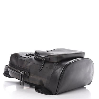 Burberry Smoked Check Backpack Black Brown 4 of 16