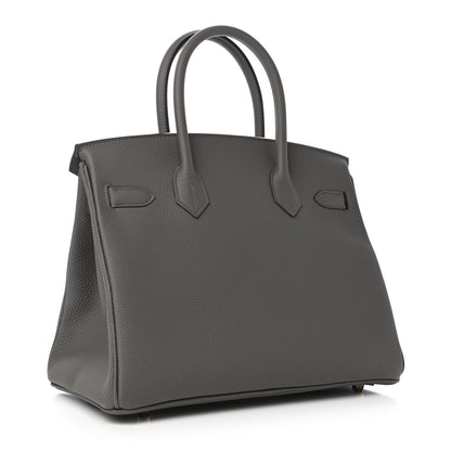 Hermes Togo Birkin 30 Etain 3 of 10