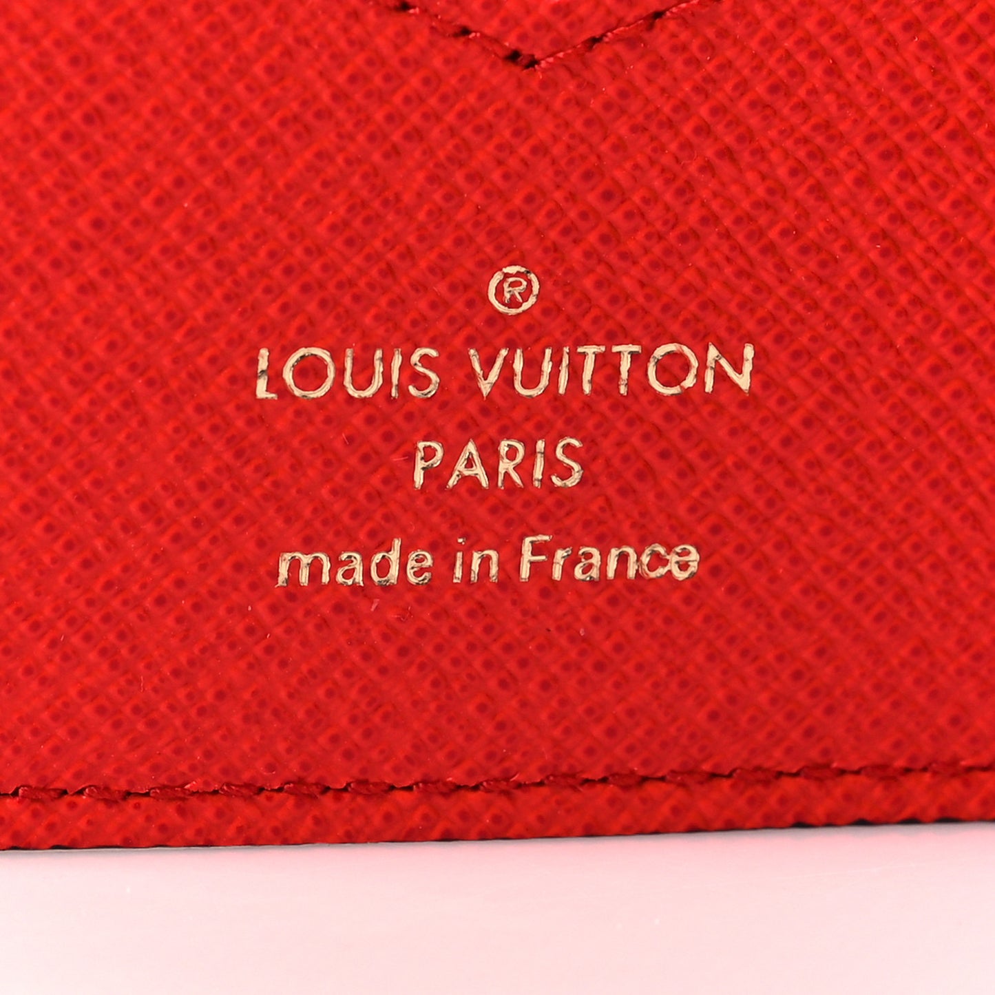 Monogram 2019 Christmas Animation Passport Cover Rouge