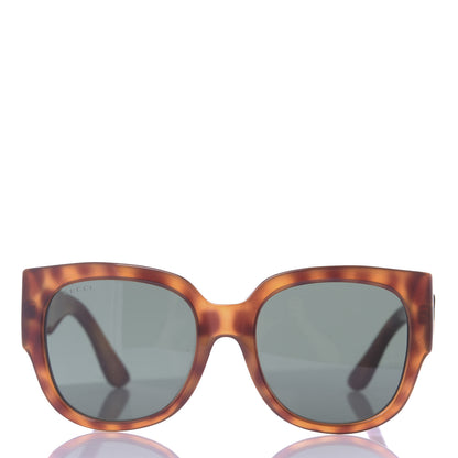 Gucci Acetate Square Frame Sunglasses GG0142SA Tortoise 2 of 7