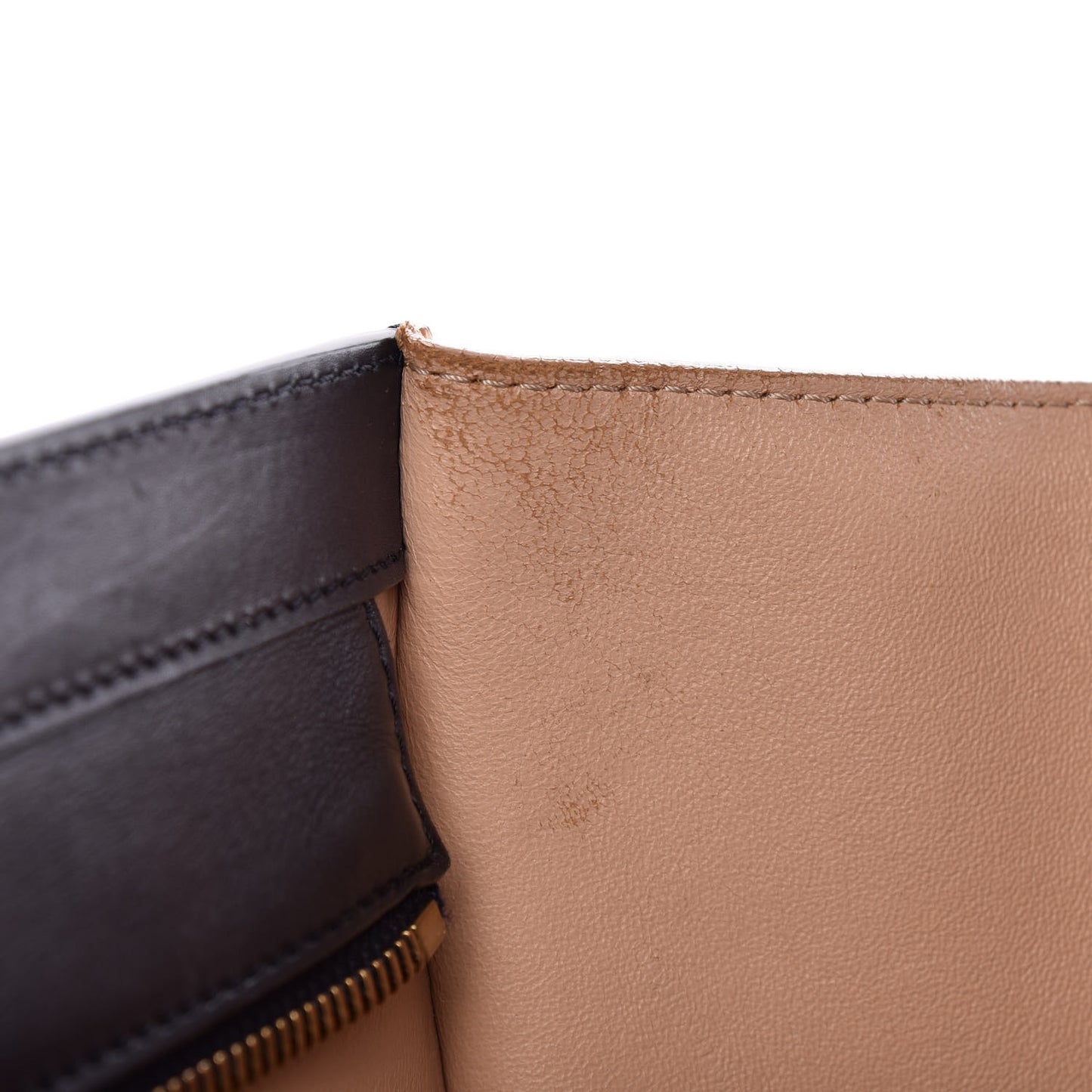 Satin Calfskin Mini Tri-Color Luggage Anthracite