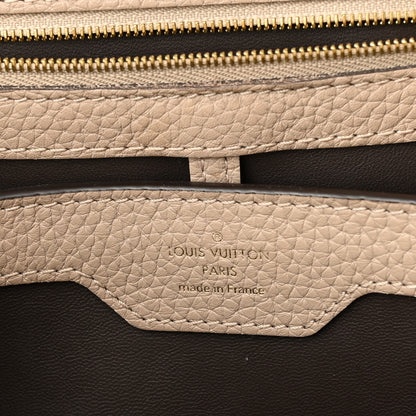 Louis Vuitton Taurillon Capucines MM Galet 5 of 8