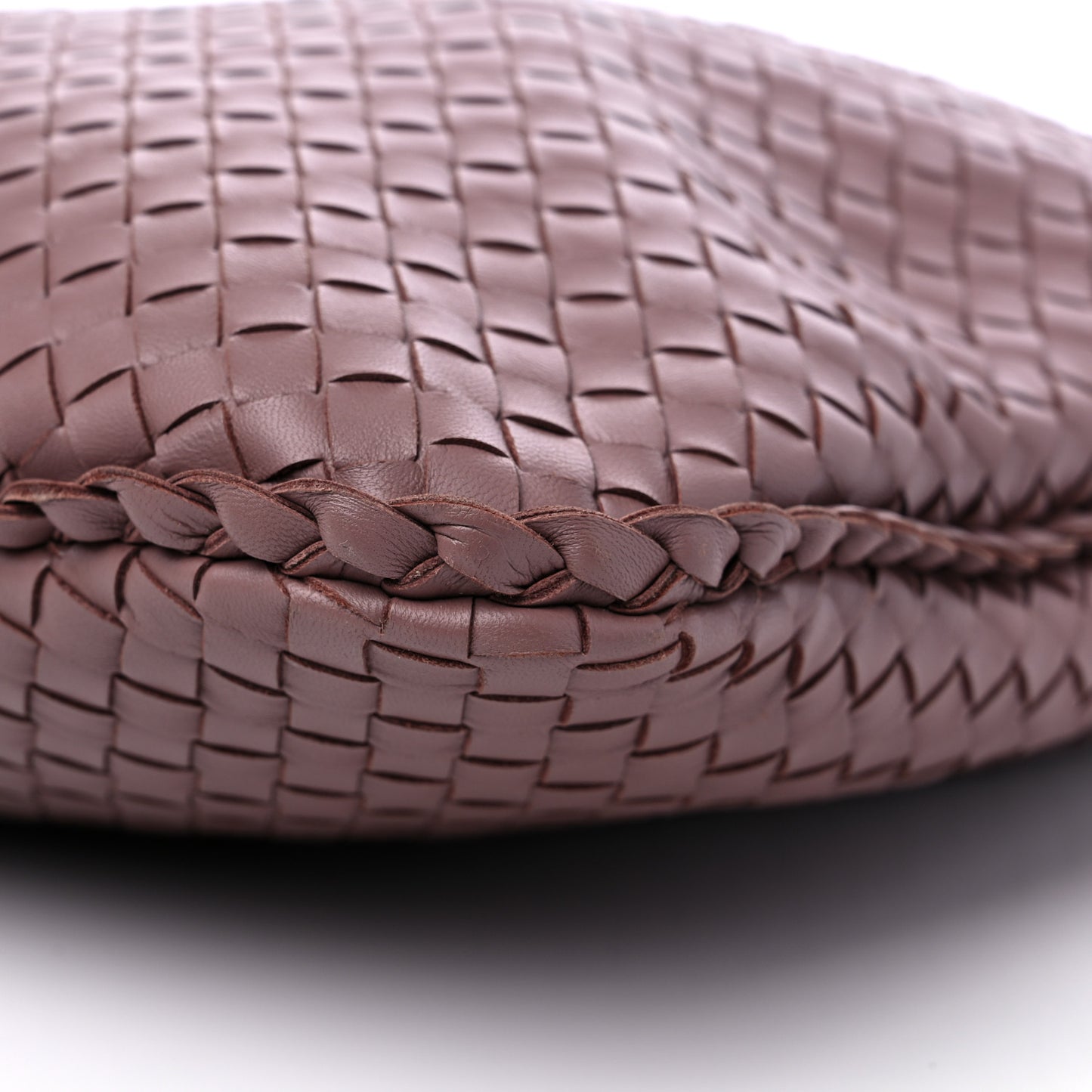 Nappa Intrecciato Large Veneta Hobo Glicine