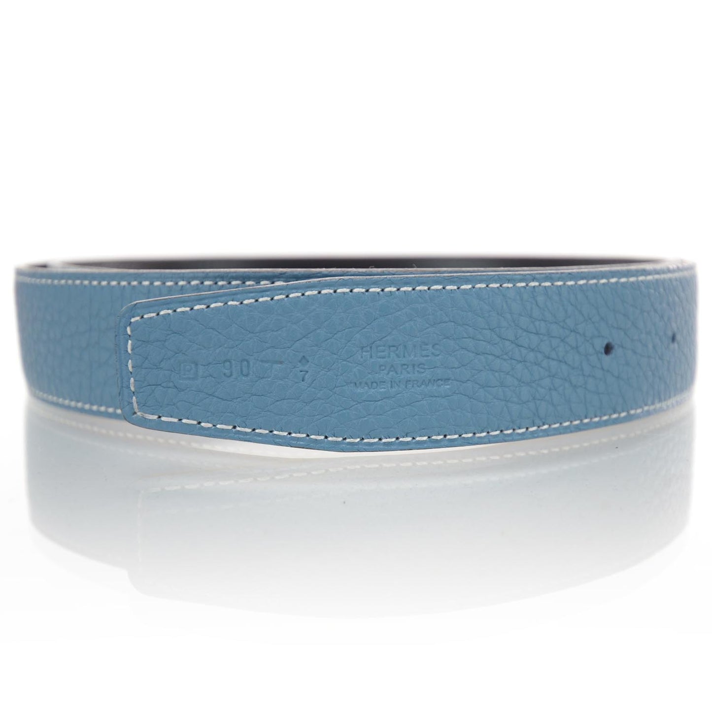 Reversible Belt Strap 90 Blue Jean and Black