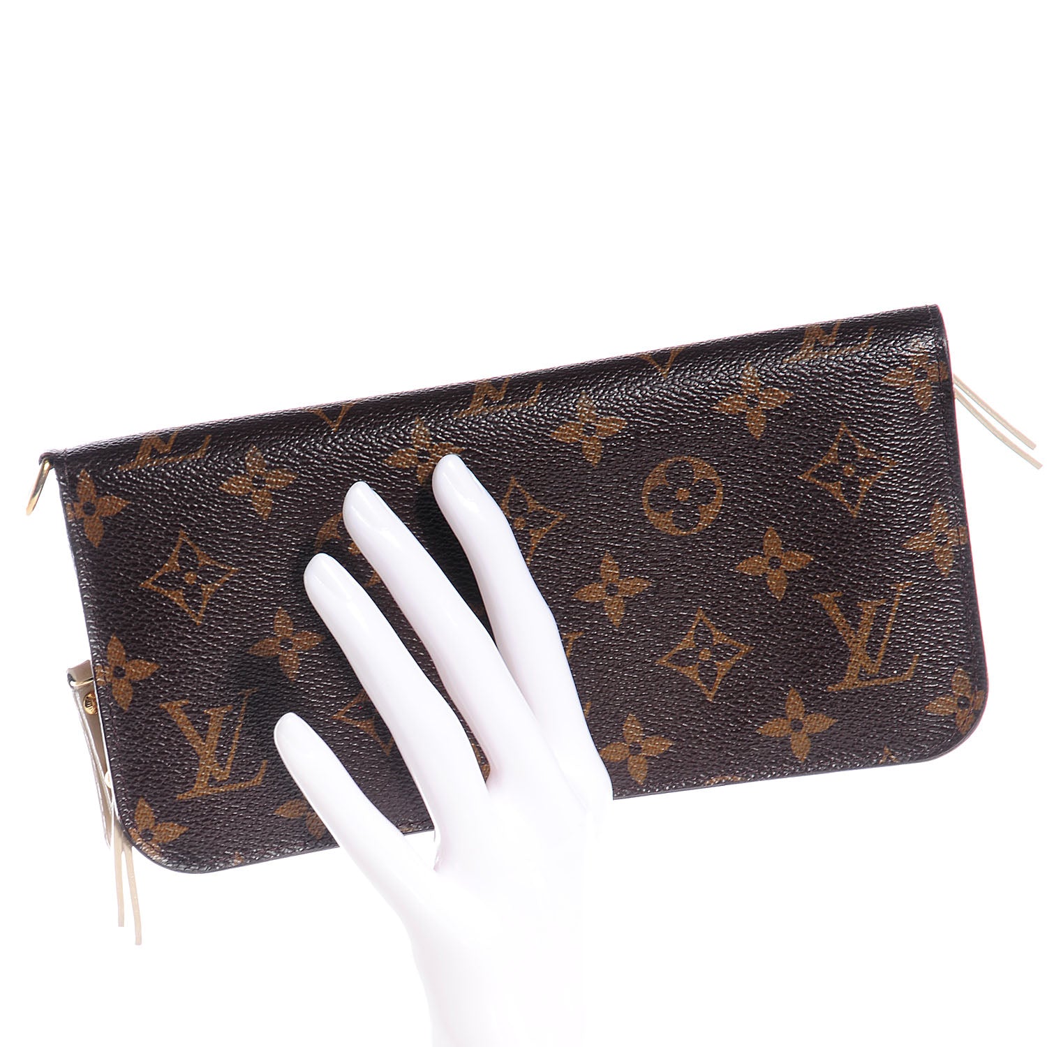 Louis Vuitton Monogram Leopard Insolite Wallet Blanc Corail 2 of 7