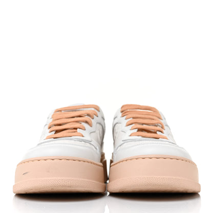 Gucci Calfskin GG Tennis Embossed Womens Platform 55mm Sneakers 37.5 White 2 of 11