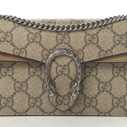 Gucci GG Supreme Monogram Super Mini Dionysus Shoulder Bag Taupe 7 of 11