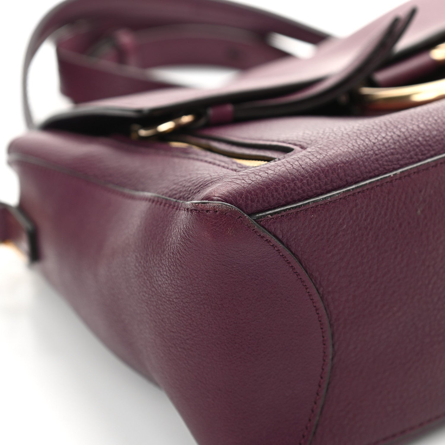 Chloe Calfskin Small Faye Day Shoulder Bag Intense Violine 8 of 17