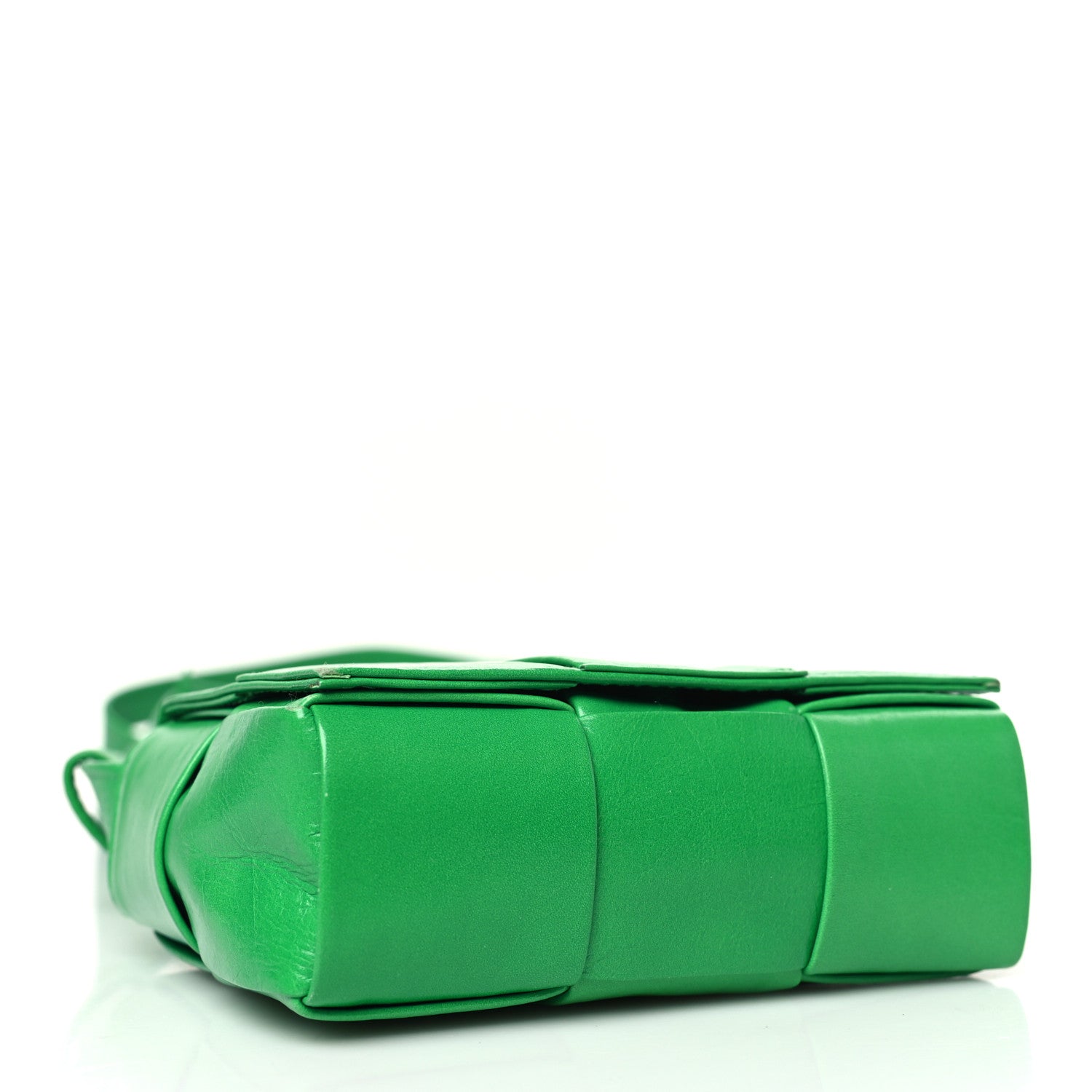 Bottega Veneta Paper Calfskin Maxi Intreccio Extra Mini Cassette Crossbody Bag Parakeet 4 of 9