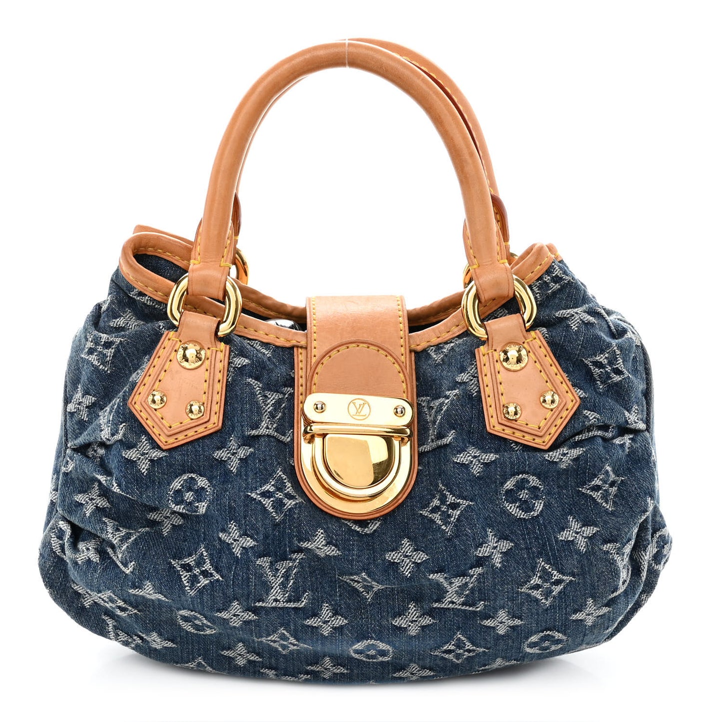 Monogram Denim Pleaty Blue
