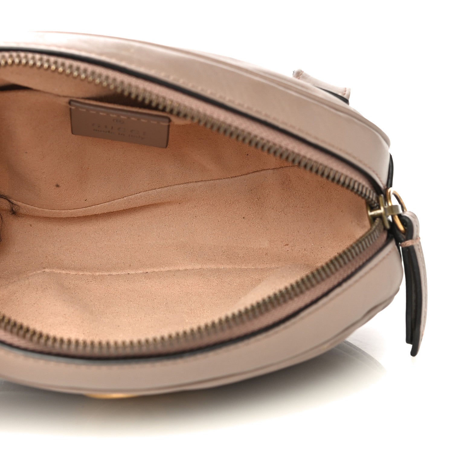 Gucci Calfskin Matelasse GG Marmont Belt Bag 75 30 Porcelain Rose 6 of 16