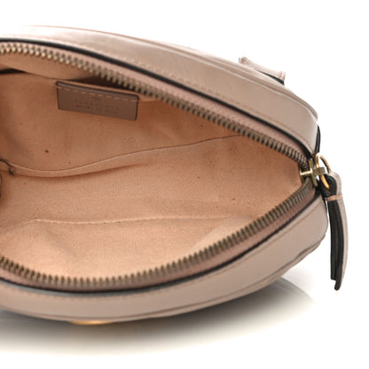 Gucci Calfskin Matelasse GG Marmont Belt Bag 75 30 Porcelain Rose 6 of 16