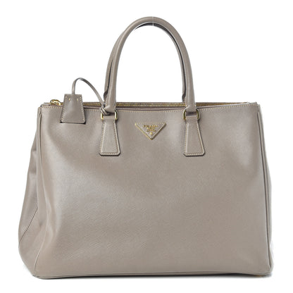 Prada Saffiano Large Galleria Double Zip Tote Argilla 1 of 13