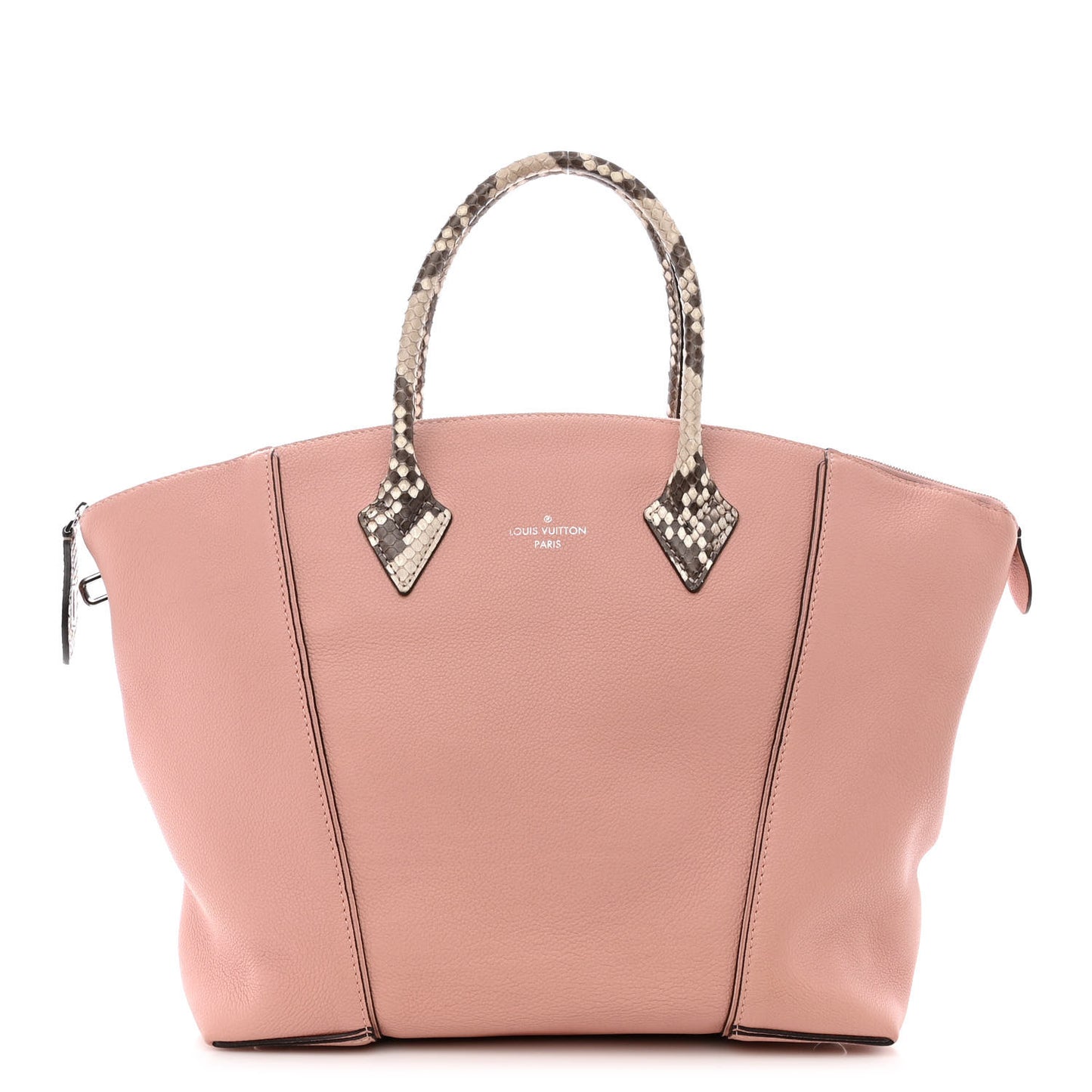 Veau Cachemire Snakeskin Soft Lockit MM Magnolia