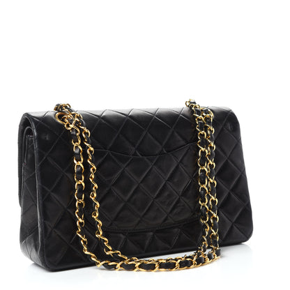 Chanel Lambskin Quilted Medium Double Flap Black 4 of 14